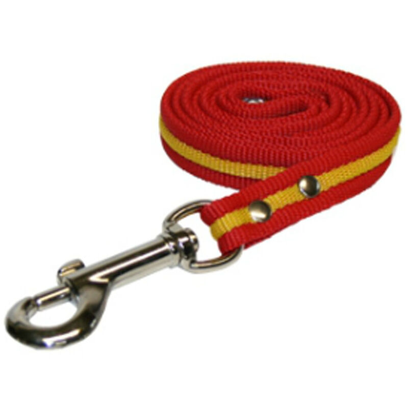 Espagne Drapeau Leash | Ramal Pour Collier De Chien De Coton | Direction 1 M