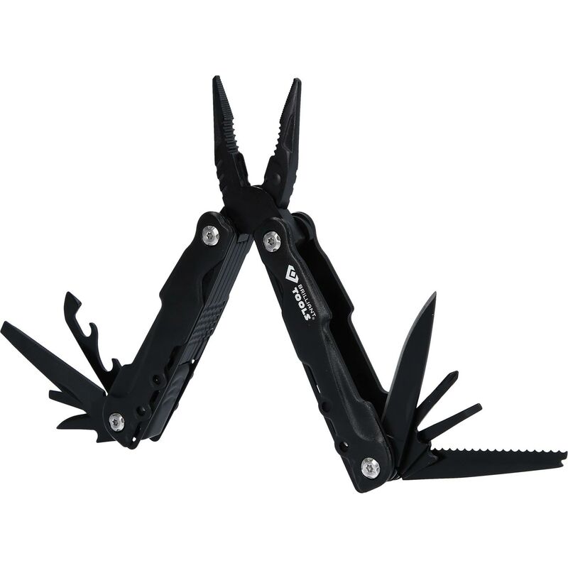 Brilliant Tools BT100903 Multitool 15-in-1 Aluminium Ergonomic Saf