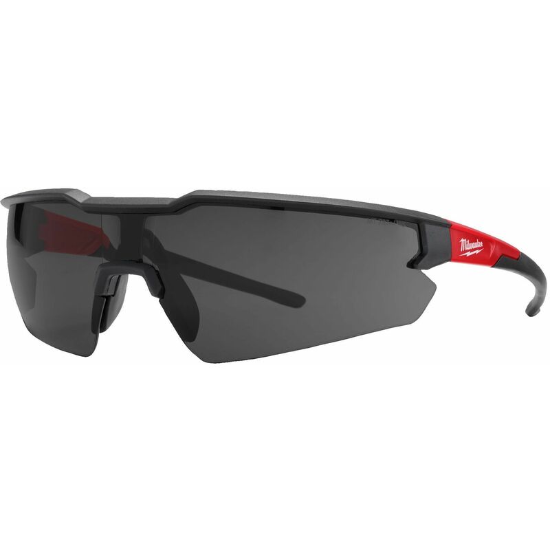 Milwaukee Enhanced Anti Scratch and Anti Fog Safety Glasses Black Tinted