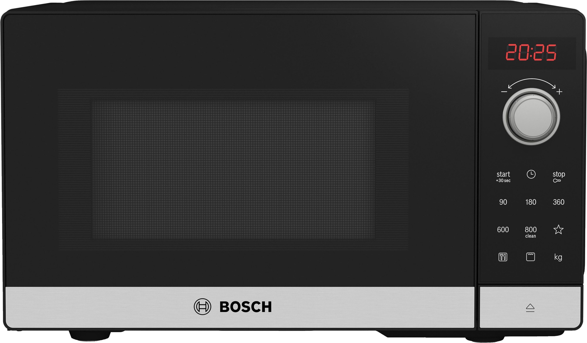 Microwave BOSCH FEL023MS2 Black/Silver 800 W 20 L