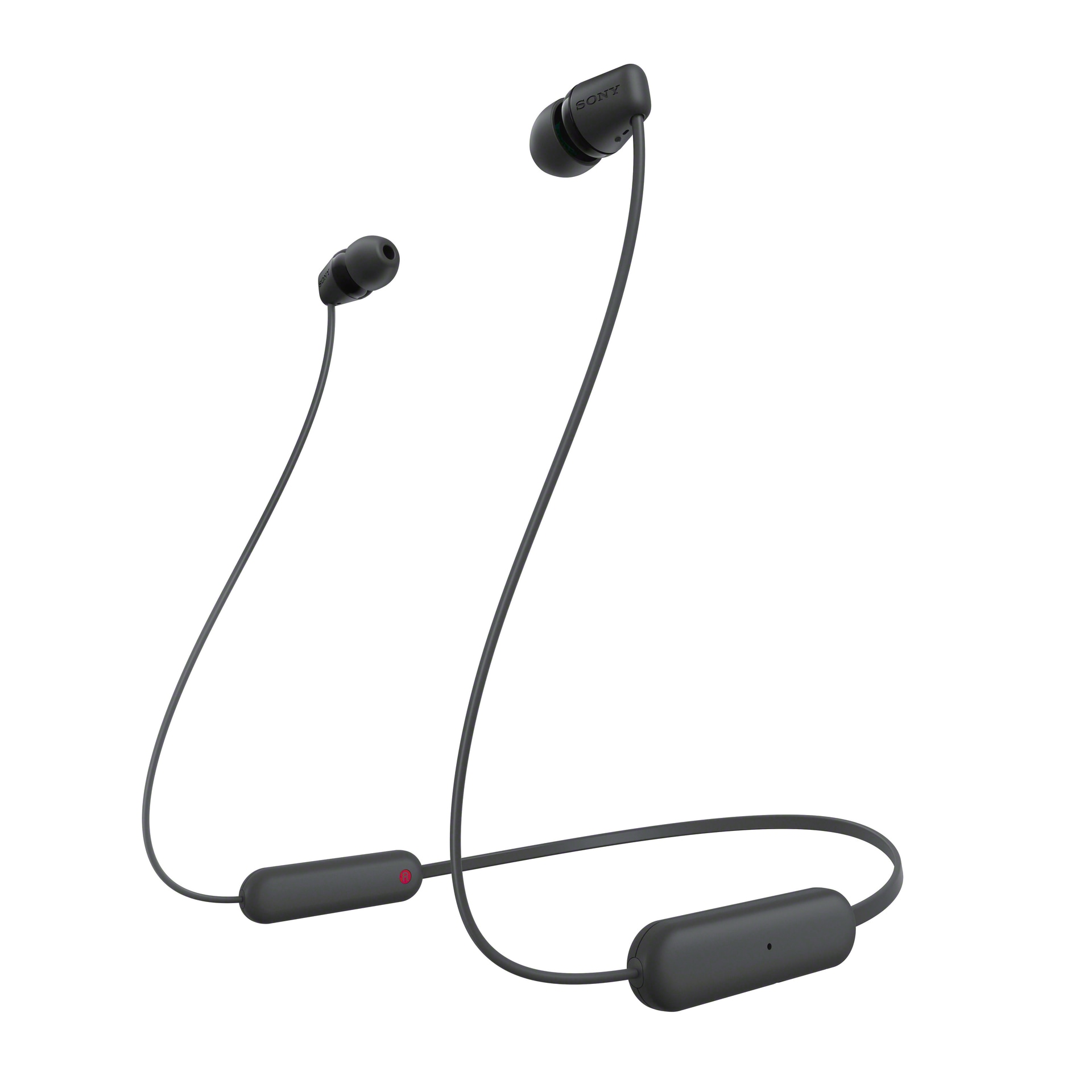 Sony WI-C100 Wireless Neckband Headphones Black 8SO10365069 thumbnail