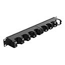 Delock - Verlegetafel Für Rack-Kabelmanagement - with 10 Closed Cable Routings - Schwarz - 1U - 48,3 Cm (19) (66849) thumbnail