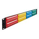 Delock - Patch Panel - Schrankmontage - RJ-45 X 48 - Blau, Gelb, Rot, Grün - 2U - 48,3 Cm (19) (66881) thumbnail
