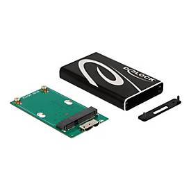 DeLOCK 42006 Storage Drive Enclosure SSD Enclosure Black