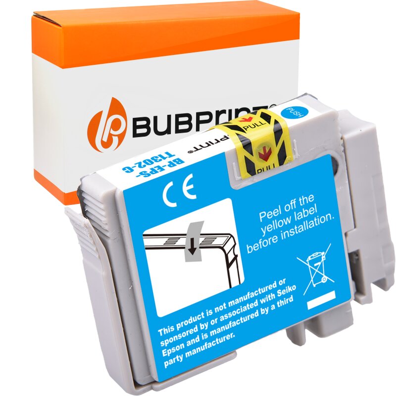 Druckerpatrone Kompatibel Für Epson T1302 Für Stylus SX525WD SX535WD SX620FW Office B42WD BX525WD Workforce WF-3520DWF WF-7515 WF-7525 Cyan