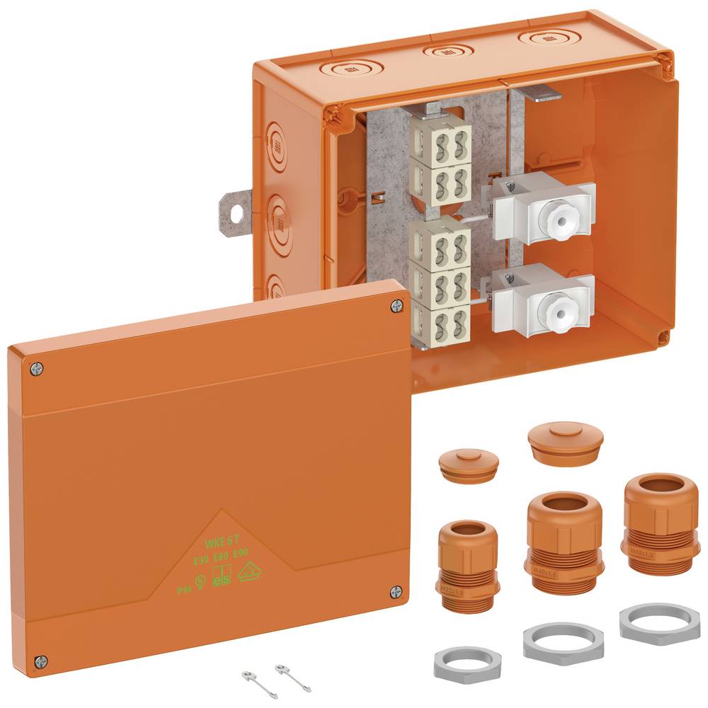 Spelsberg 86963201 Junction Box 250x200x120mm IP66 Orange VDE Cert