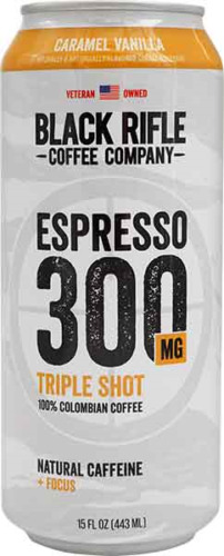 Black Rifle Coffee Company Espresso 300 Triple Shot, Caramel Vanilla, 15 Oz | CVS thumbnail
