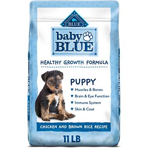 Blue Buffalo Baby Blue Healthy Growth Formula Natural Chicken & Brown Rice Recipe Puppy Dry Food, 11-lb Bag