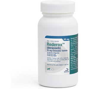 Rederox (Deracoxib) Chewable Tablets for Dogs, 25 Mg, 1 Tablet