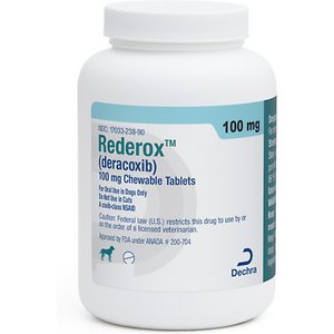 Rederox (Deracoxib) Chewable Tablets for Dogs, 100 Mg, 1 Tablet