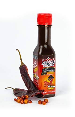 Mexico Lindo Tripack Best Flavors | Habanero Red Hot Sauce, 7 Mares Hot Sauce & Picante Negra Xxxtra Hot Sauce | 5 Fl Oz Bottles (Pack of 3) thumbnail