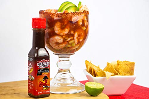 Mexico Lindo Tripack Best Flavors | Habanero Red Hot Sauce, 7 Mares Hot Sauce & Picante Negra Xxxtra Hot Sauce | 5 Fl Oz Bottles (Pack of 3) thumbnail