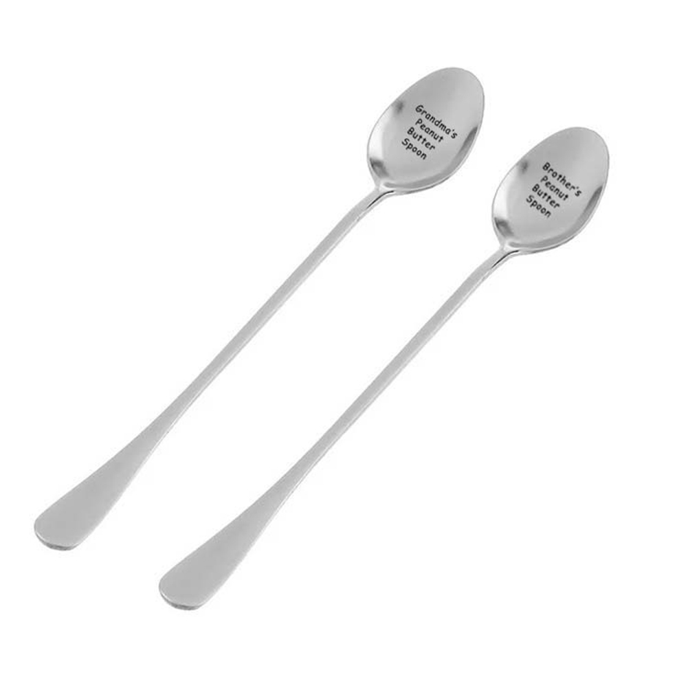 My Peanut Butter Spoon Long Handle Coffee Tea Soup Stir Ice Cream Cereal Gift - 1 thumbnail