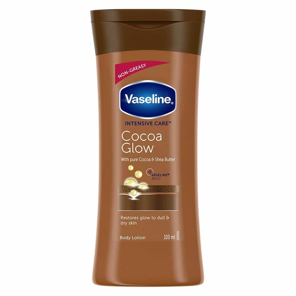 Vaseline Intensive Care Cocoa Glow Body Lotion for Normal Skin -100 Ml