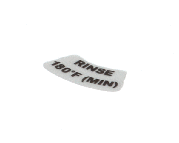 Jackson 9905-002-97-62 Rinse 180F Decal