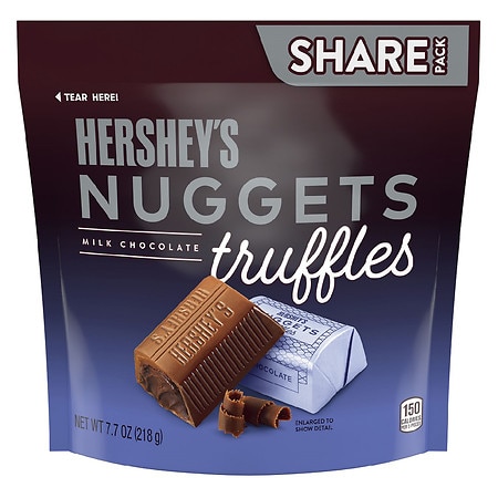 Hershey's Nuggets Milk Chocolate Truffles Candy, 7.7 Oz | CVS