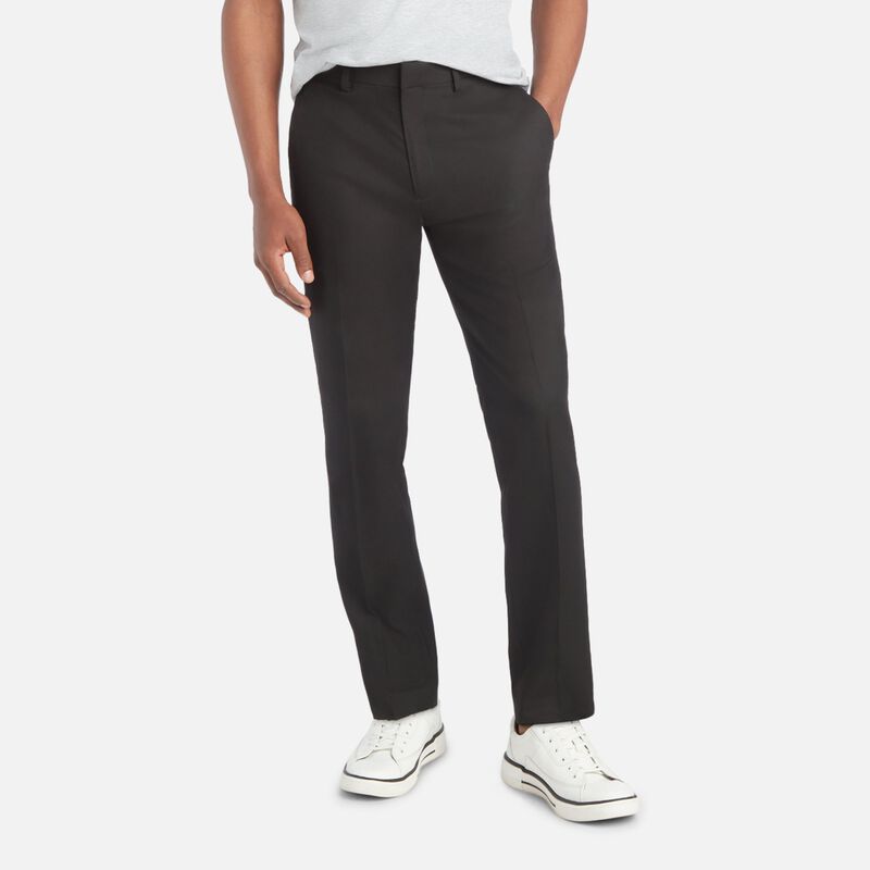 Kenneth Cole Reaction CLOSEOUT! Straight-Fit Stretch Gabardine Solid Dress Pants