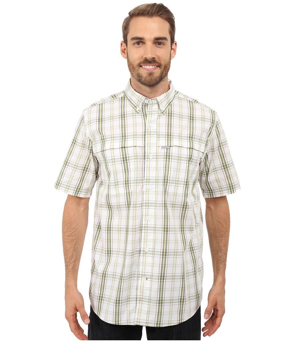 Carhartt - Force(r) Mandan Button Down Short Sleeve Shirt (Sour Apple) Men's Clothing