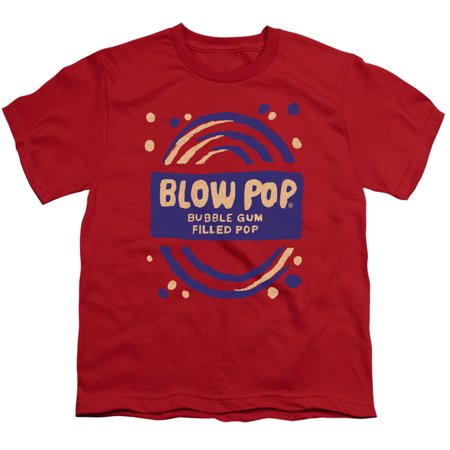 Tootsie Roll Blow Pop Rough S/S Youth 18/1 T-Shirt Red
