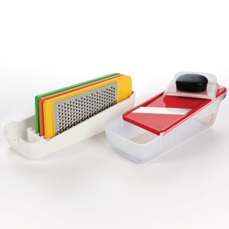 OXO 1253580 Good Grips Complete Grate & Slice Set Non-Slip Feets White
