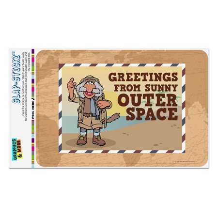 Greetings from Sunny Outer Space Uncle Travelling Matt Fraggle Rock Home Business Office Sign