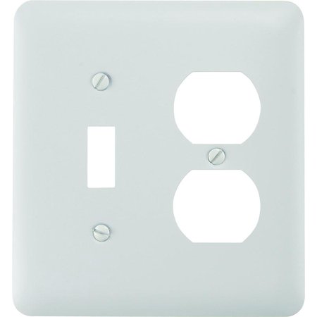 (Pack of 2)  AmerTac 935TDW Devon Toggle and Duplex 2 Gang Wall Plate White WhatKLKA-4723