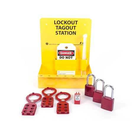 ZING Green 2723 ZING Mini Lockout Station - Stocked