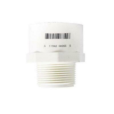 25PK Charlotte Pipe & Found PVC 02110 0700 Reducing Adapter 3/4  X 1  - White