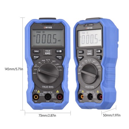 OWON OW16B Digital BT Multimeter with Offline Record 5999 Counts True RMS Auto-ranging Multifunction Electrical Tester with Backlight Voltage Meter NC