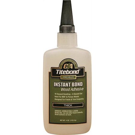 Titebond 6222 4 Oz Thick Instant Bond Wood Adhesive