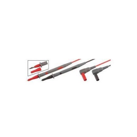 Brand New Tenma 72-9335 Test Leads with Lantern Type Tips to Right Angle Plugs