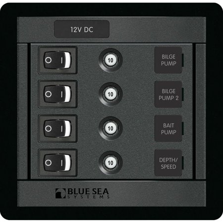 Blue Sea 1455 4 Position Switch CLB Square