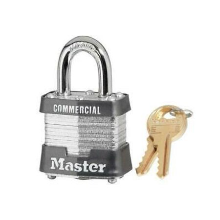 1unit Master Lock 3KA 3252 Laminated Padlock  1-9/16   Keyed Alike
