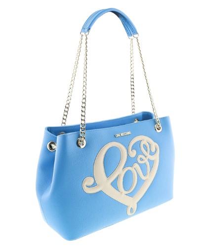 Moschino JC4255 0700 Ocean Blue Satchel/Shoulder Bag