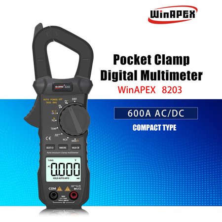 Chinatera 600A 5999 Counts True RMS Clamp Meter Auto Range Multimeter Tester (ET8203)
