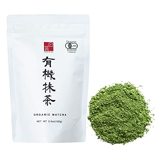 Ocha & Co. Premium Organic Japanese Green Tea Matcha Powder 100g 3.5oz