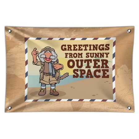 Greetings from Sunny Outer Space Uncle Travelling Matt Fraggle Rock Home Business Office Sign
