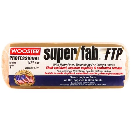 (Pack of 2)  Wooster RR924-7 Super Fab 7 Inch 1/2 Inch Nap High Capacity Roller Cover WhatDELA-9598
