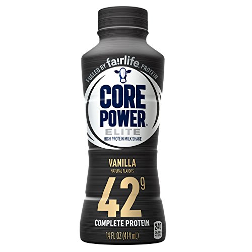 Core Power by Fairlife Elite High Protein (42g) Milk Shake  14 Fl Oz Bottles  (Pack of 12) (Vanilla)