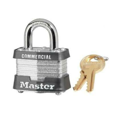 2Pc Master Lock 3KA 3252 Laminated Padlock  1-9/16   Keyed Alike