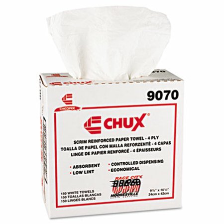 Chix Chux General Purpose Wipers DRC 9 1 2 X 16 1 2 White 900 Carton (CHI 9070)