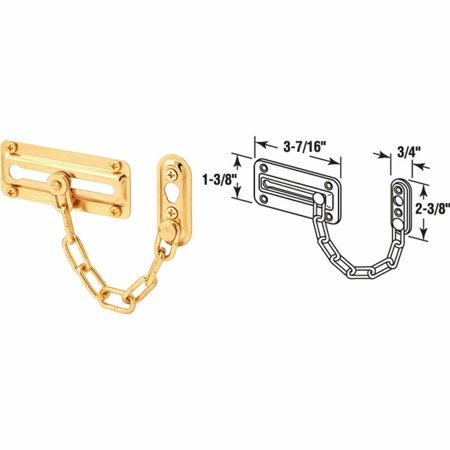 Defender Security Tamperproof Chain Door Guard U 9905 Pack of 6 U 9905 247154 Bundle 6