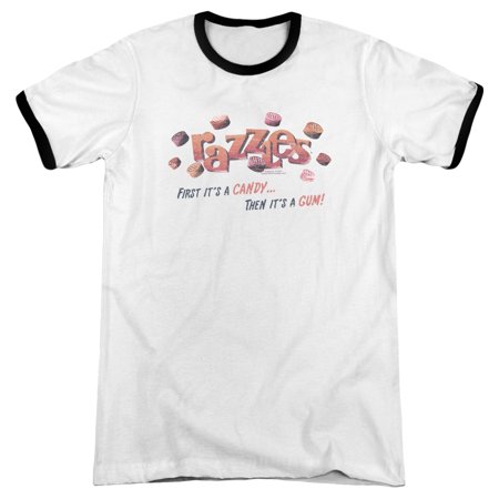 Dubble Bubble a Gum and a Candy Adult Ringer White/Black