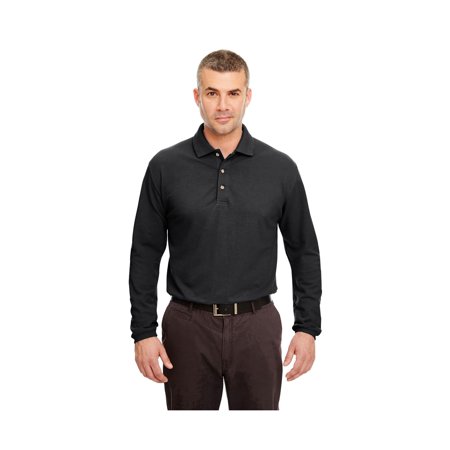 Ultraclub 8532 Long Sleeve Classic Pique Polo