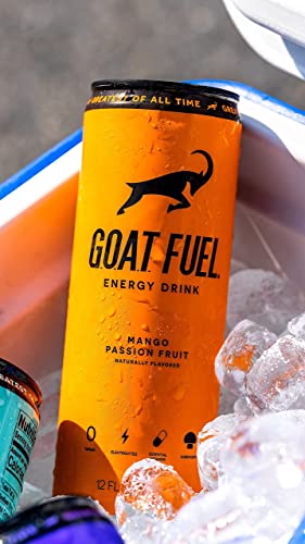 GOAT Fuel Energy Drink Mango Passion Fruit 12 Fl Oz Each / Pack of 12 thumbnail