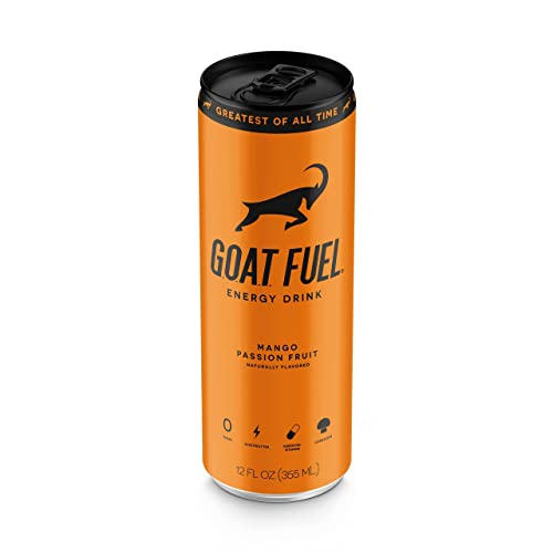 GOAT Fuel Energy Drink Mango Passion Fruit 12 Fl Oz Each / Pack of 12 thumbnail