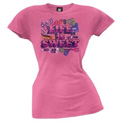 Tootsie Roll - Life Is Sweet Juniors T-Shirt - X-Large