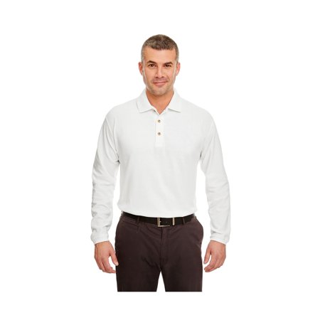 Ultraclub 8532 Long Sleeve Classic Pique Polo