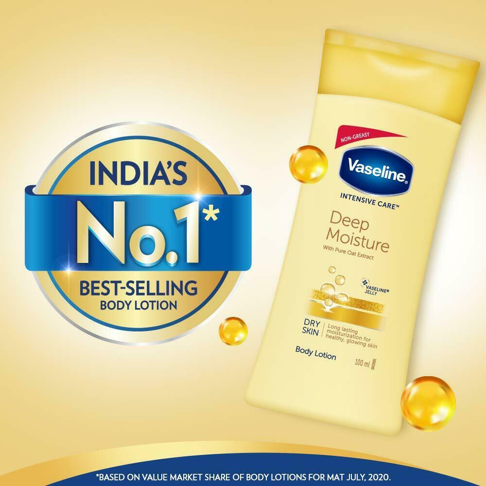 Vaseline Intensive Care Deep Moisture Body Lotion, 100 Ml, for All Skin Types thumbnail