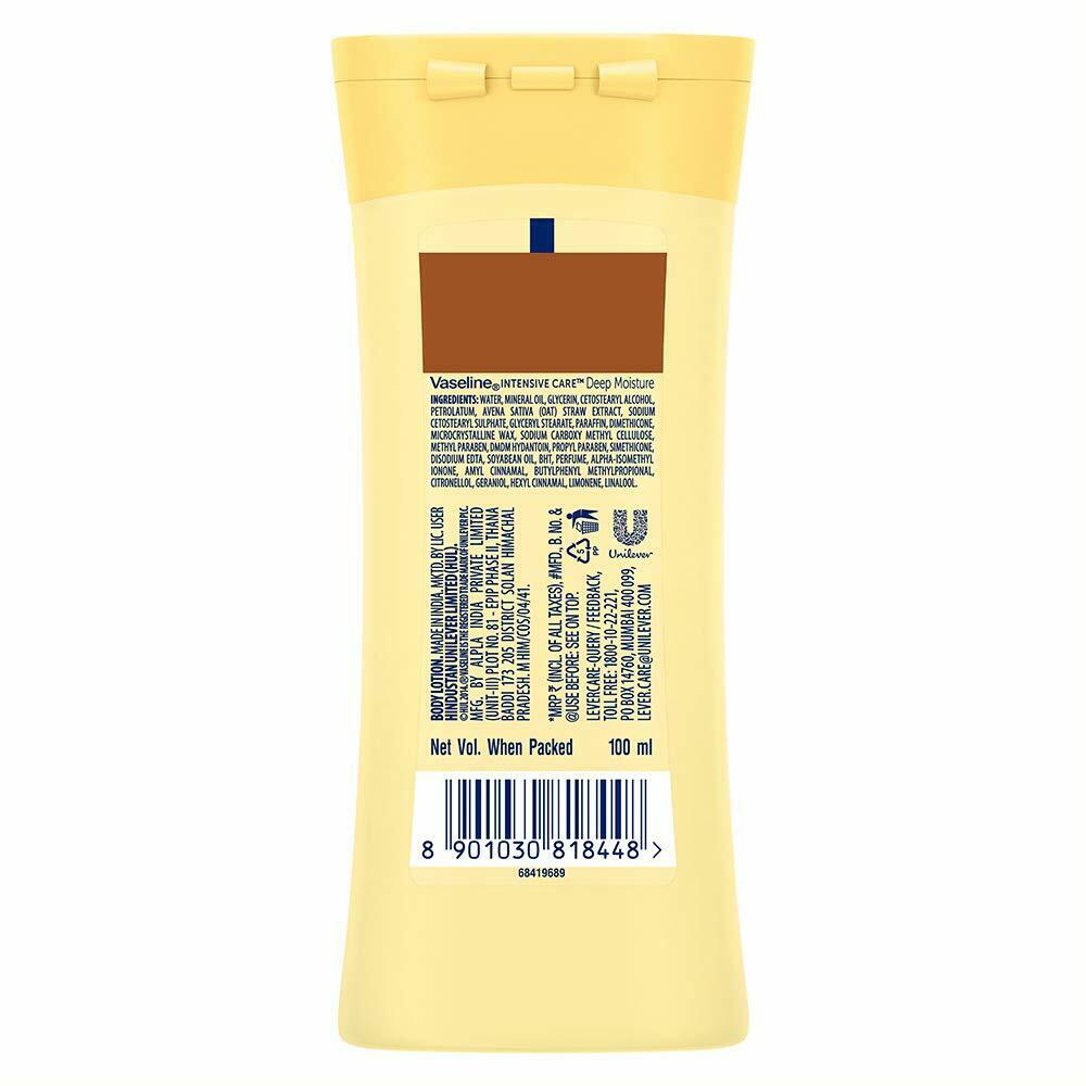 Vaseline Intensive Care Deep Moisture Body Lotion, 100 Ml, for All Skin Types thumbnail